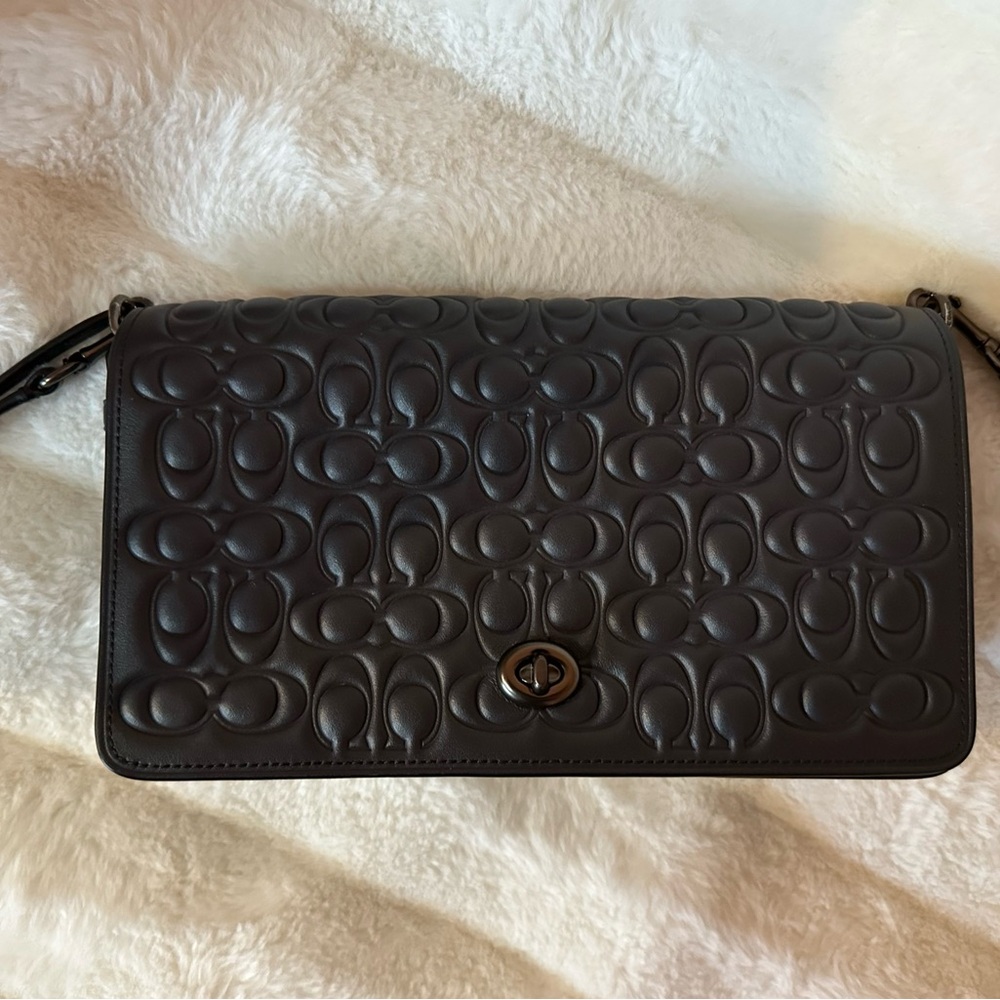 Coach Charcoal Gray Crossbody Bag NWOT